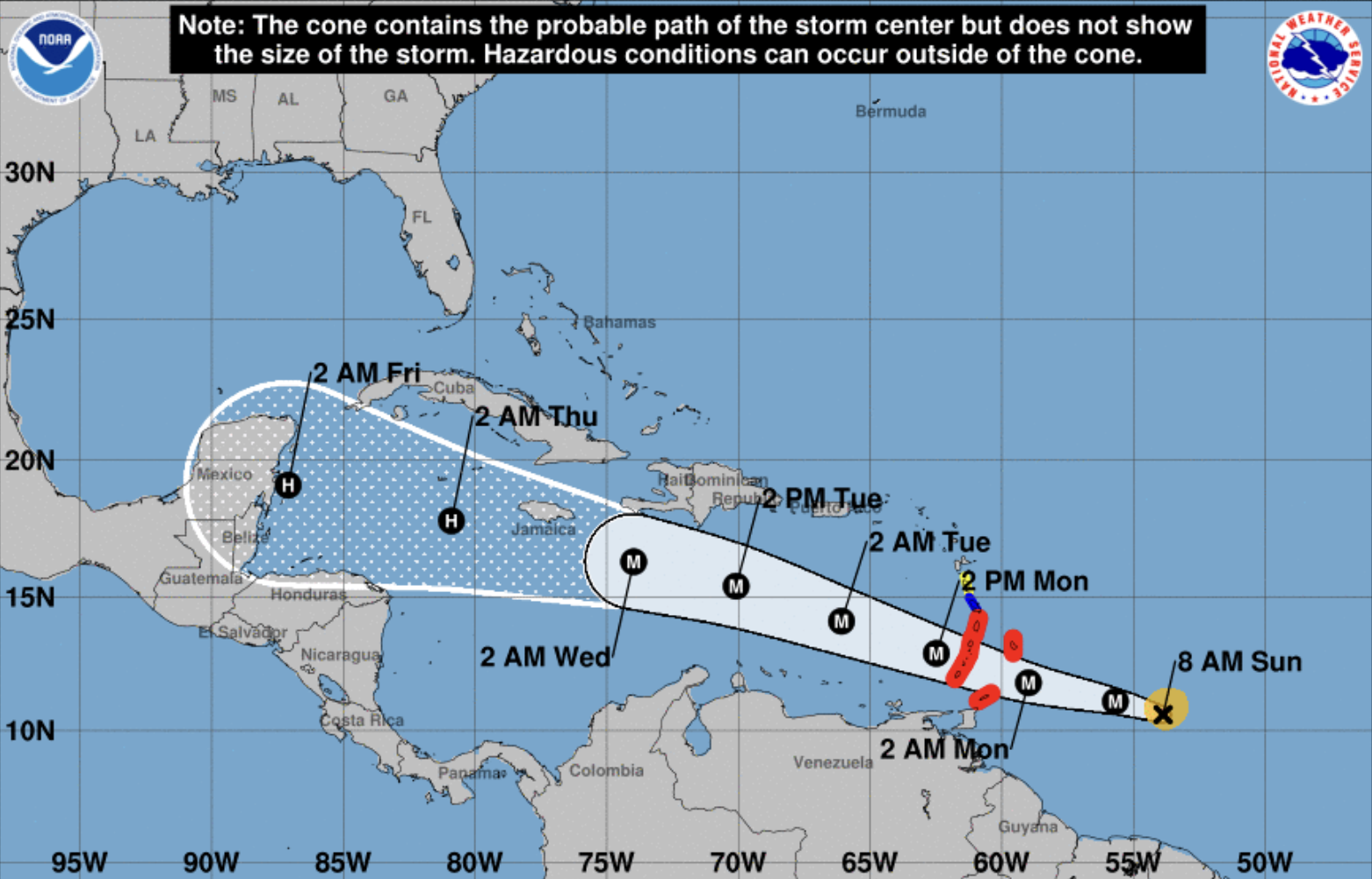 Hurricane Beryl is now a ‘very dangerous’ Category 3 storm