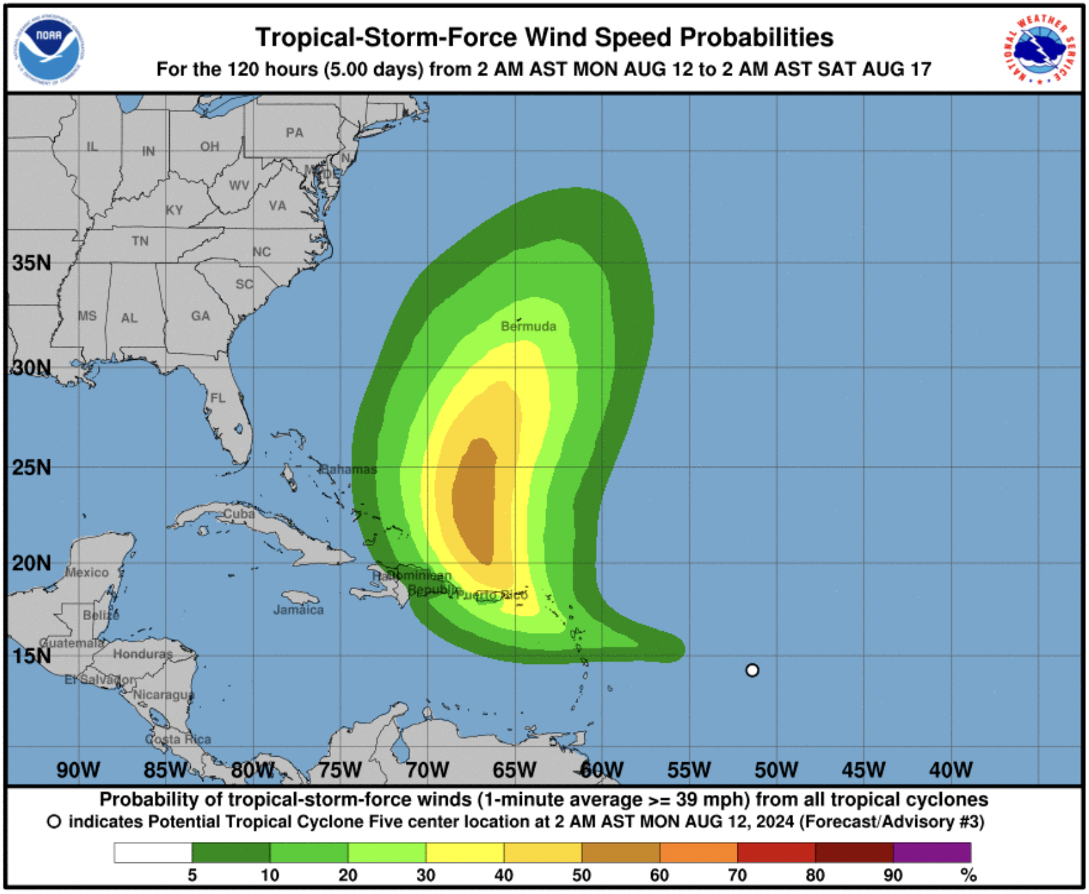 Tropical storm expected to hit Montserrat early Tuesday morning